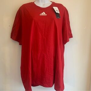 Adidas Men's Red T-Shirt